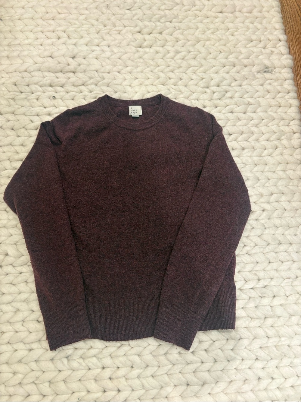 Burgundy sweater